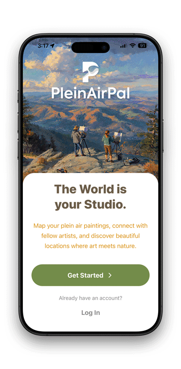 Plein Air Pal onboarding demo